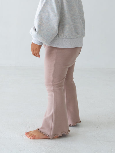 Flare cotton pants