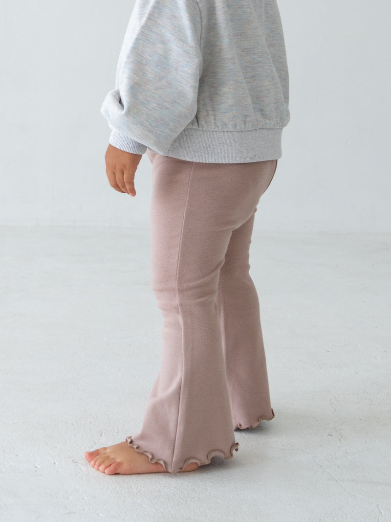 Flare cotton pants