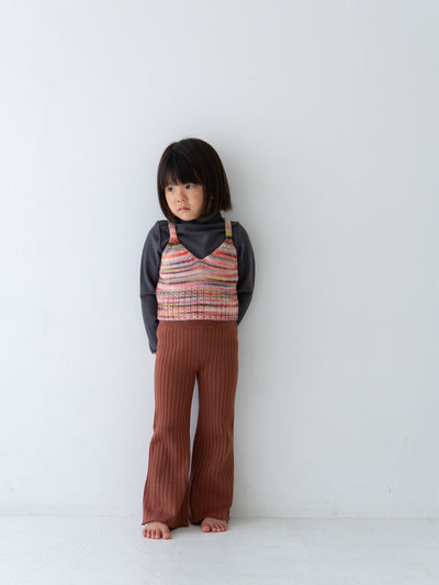 Knit flare pants