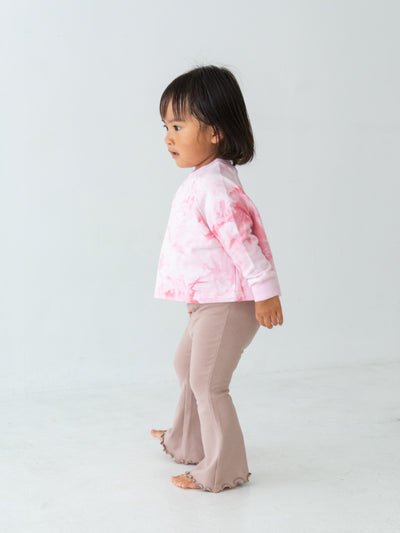 Flare cotton pants