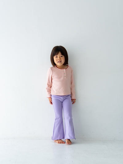 Flare cotton pants