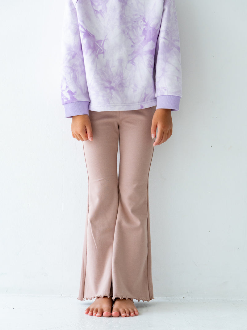 Flare cotton pants