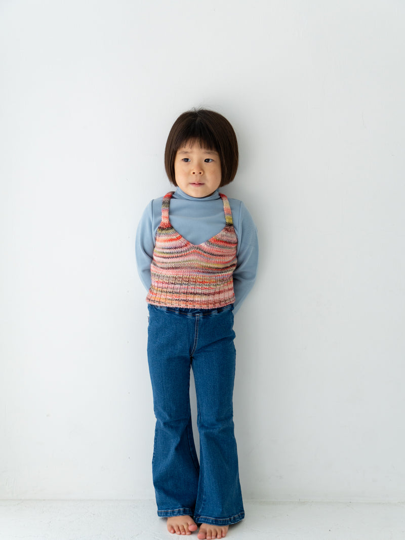 Fluffy warm high neck