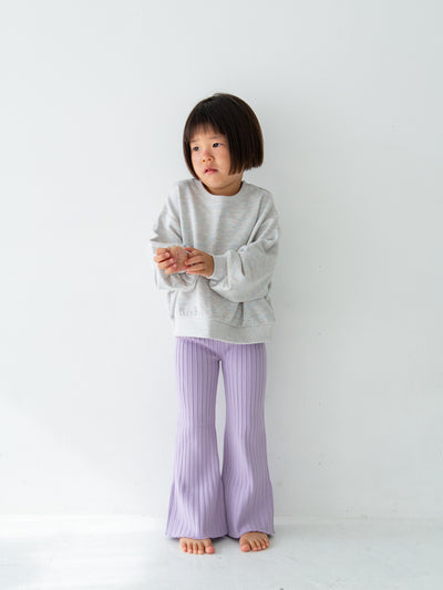 Knit flare pants