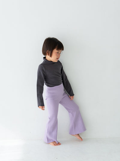 Knit flare pants