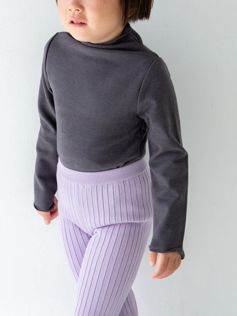 Fluffy warm high neck