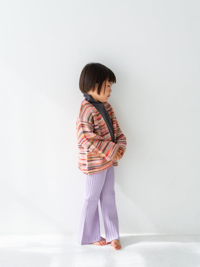 Knit flare pants