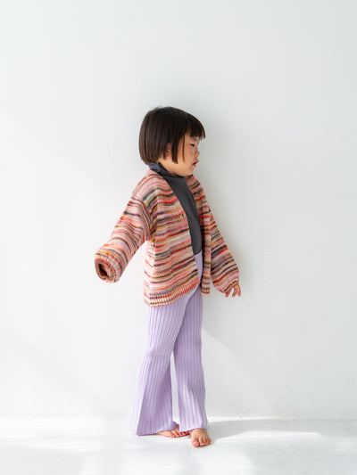 Knit flare pants