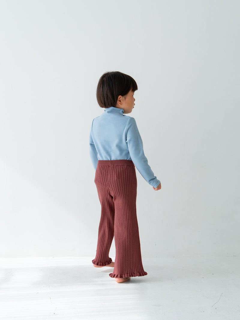 Fluffy warm high neck