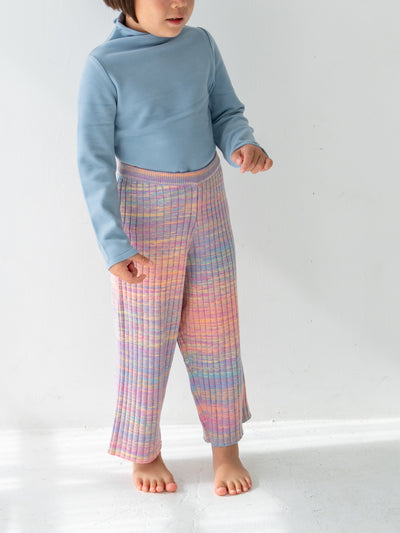 Gradation knit pants