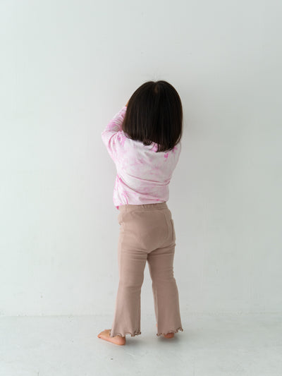 Flare cotton pants