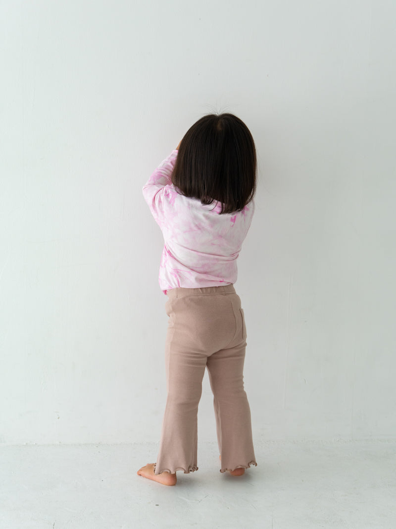 Flare cotton pants