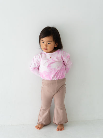 Flare cotton pants