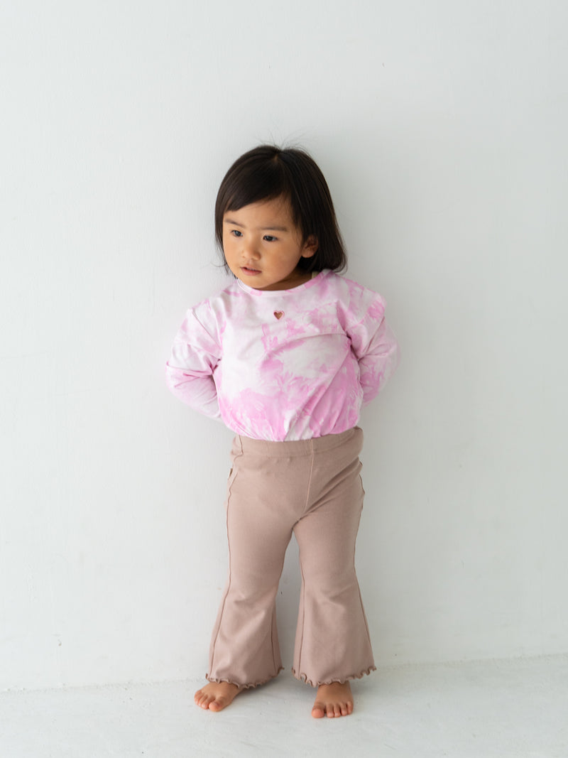 Flare cotton pants