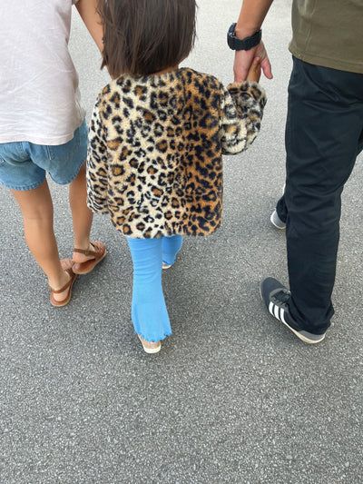 Leopard fur coat