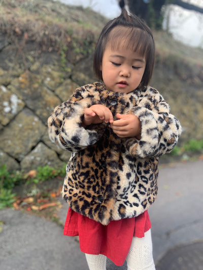 Leopard fur coat