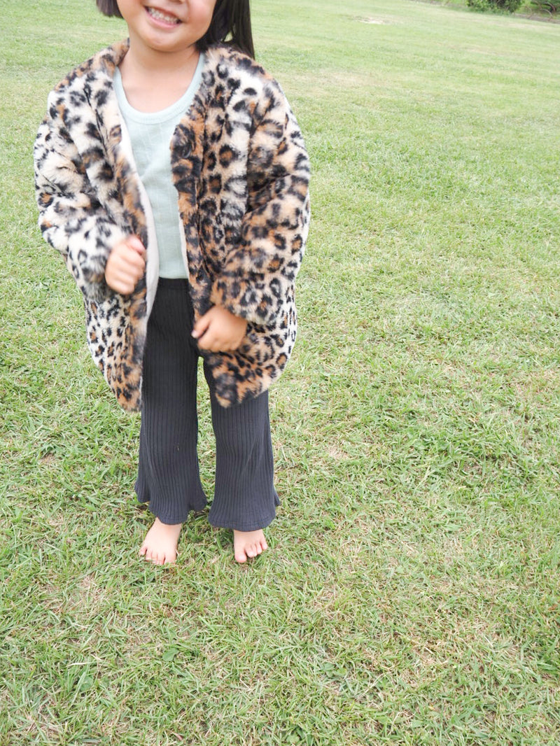 Leopard fur coat