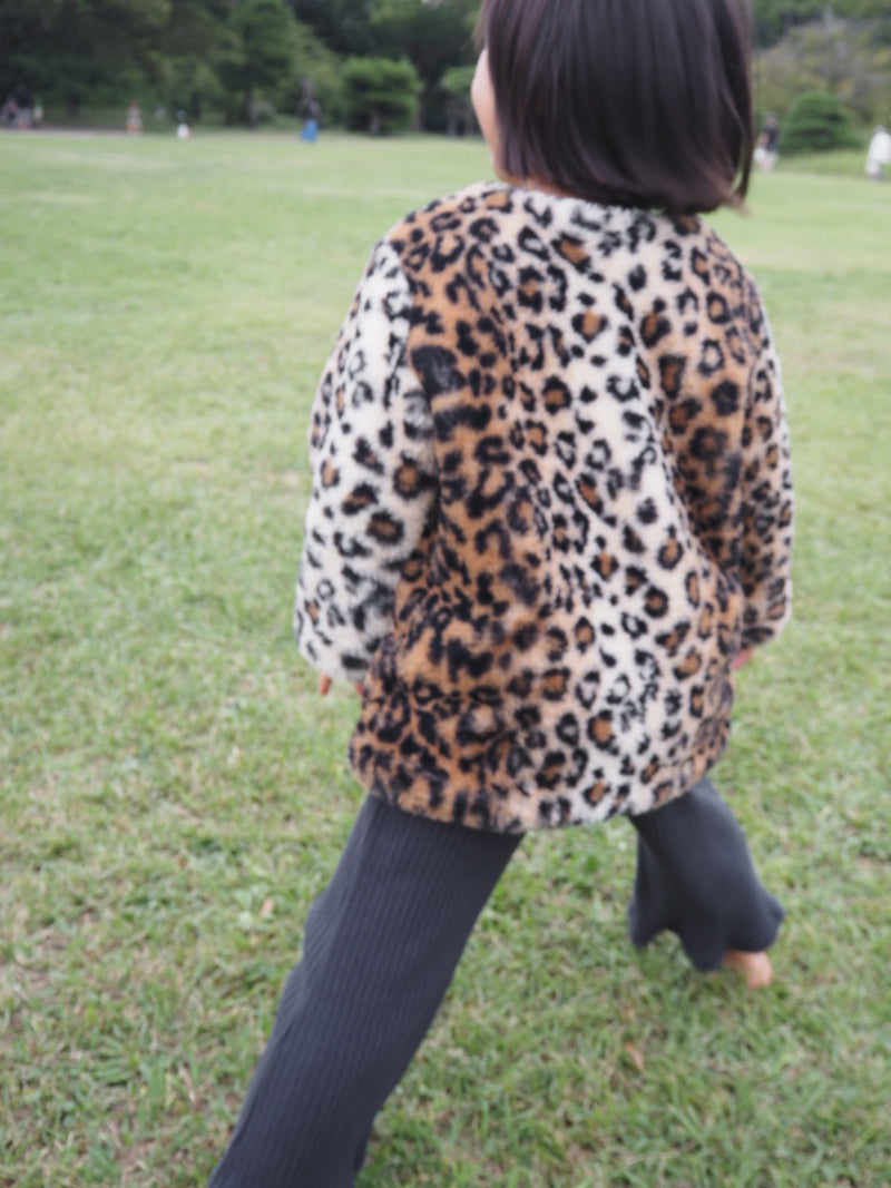 Leopard fur coat